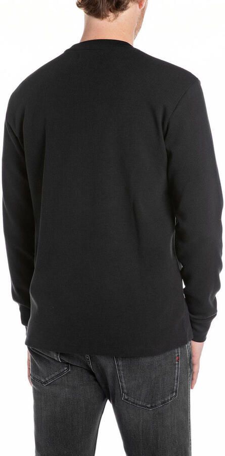 Replay Sweatshirt met structuurmotief - Foto 3