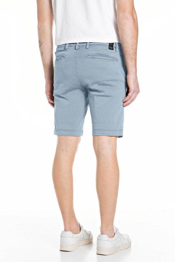 REPLAY regular chino short blauw - Foto 2