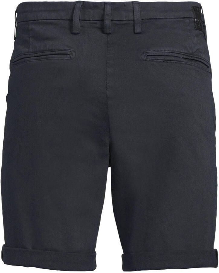 REPLAY regular chino short donkerblauw - Foto 2
