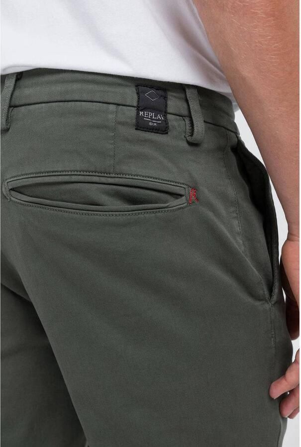 Replay Groene chino broek Green Heren - Foto 2