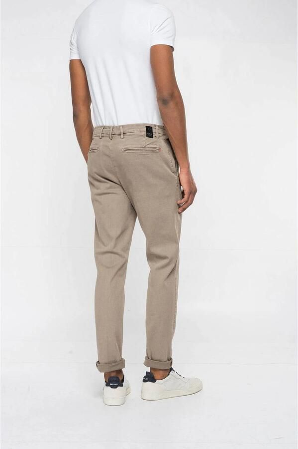 Replay Beige Cargo Broek Beige Heren
