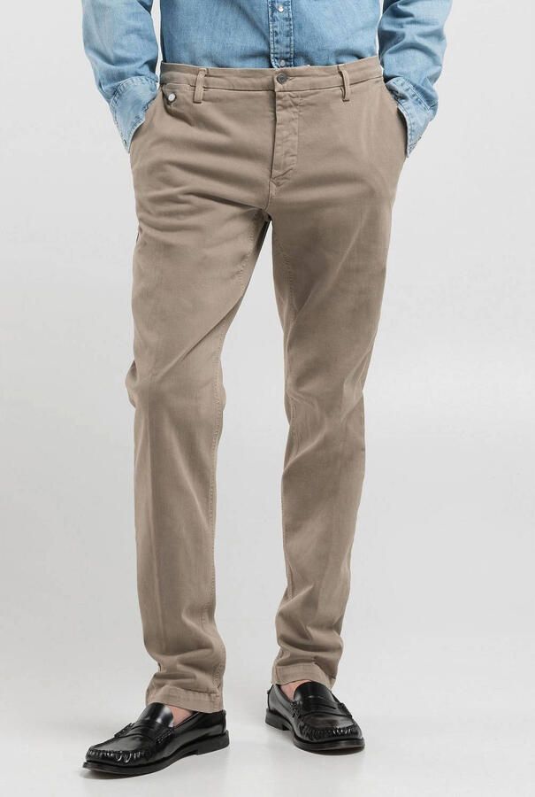 Replay Beige Cargo Broek Beige Heren