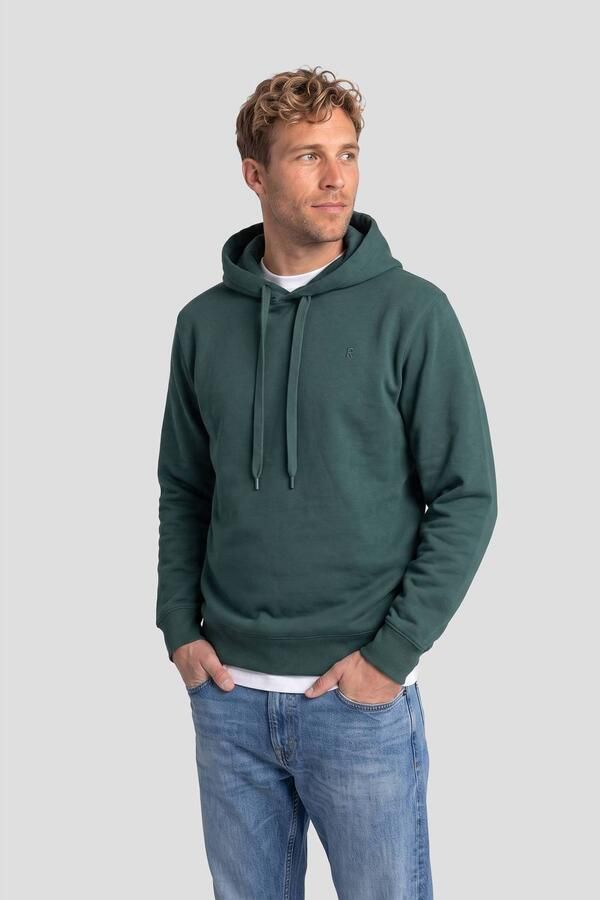 REPLAY regular fit hoodie groen
