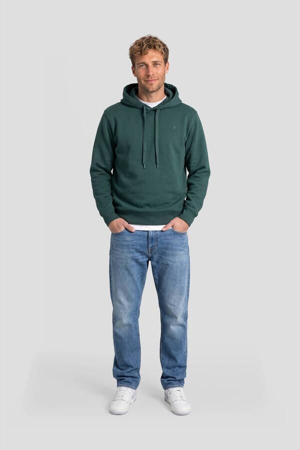 REPLAY regular fit hoodie groen - Foto 2