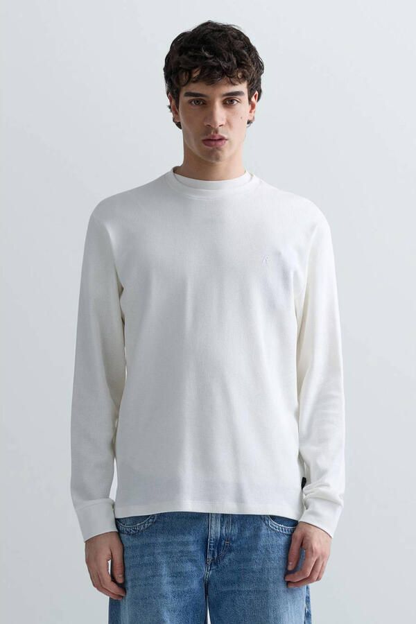 Replay Sweatshirt met opstaande kraag - Foto 3
