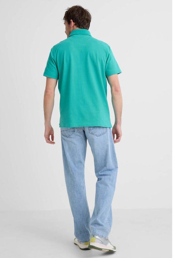 REPLAY regular polo turquoise - Foto 2