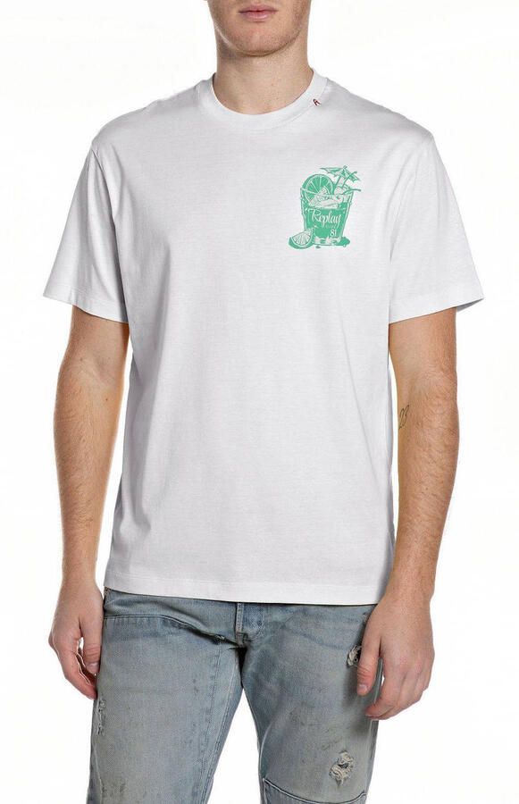 REPLAY regular T-shirt wit
