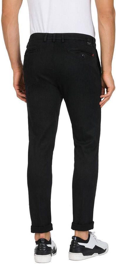 REPLAY slim fit chino ZEUMAR zwart