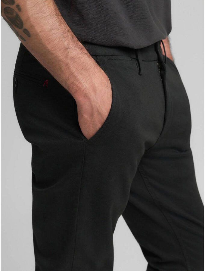 REPLAY slim fit chino ZEUMAR zwart - Foto 2