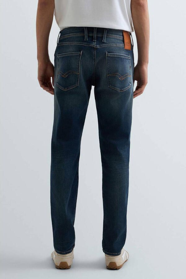 Replay Slim Fit Mid Waist Jeans Blue Heren - Foto 3
