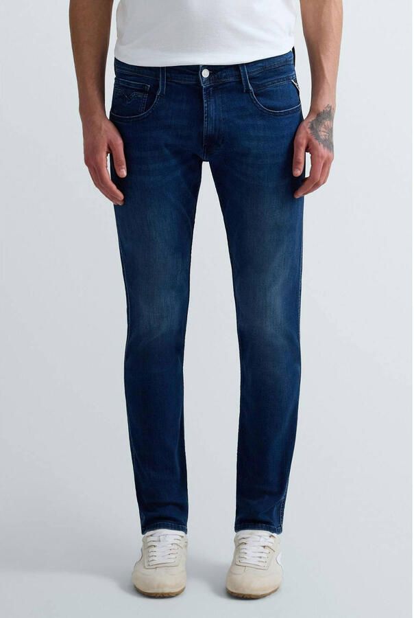 Replay Donkerblauwe Hyperflex Slim Fit Jeans Blue Heren - Foto 3