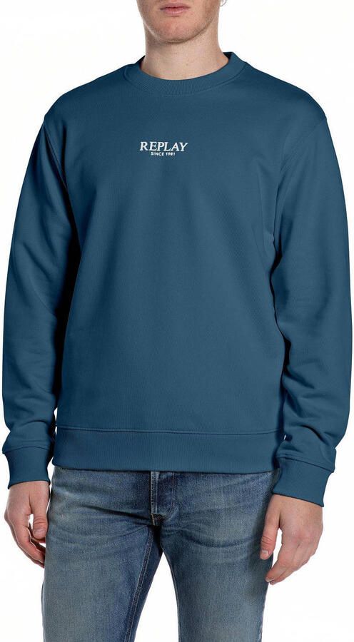 REPLAY sweater blauw