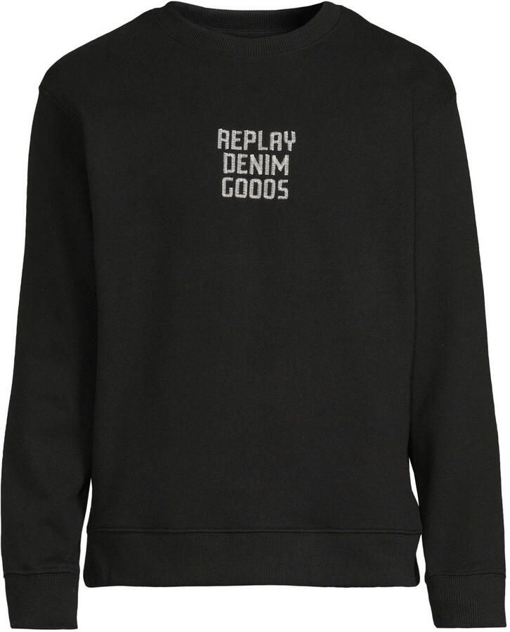 REPLAY sweater zwart