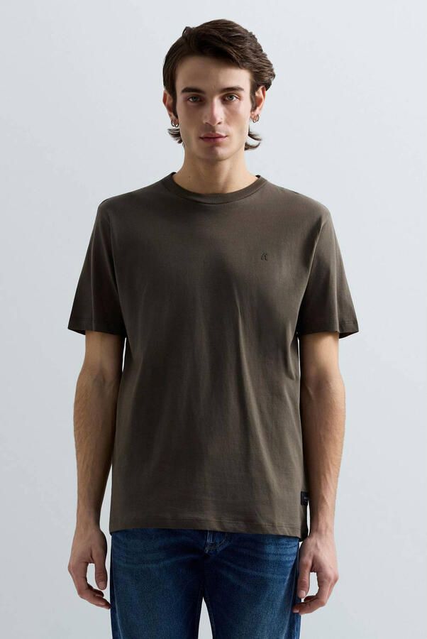 Replay T-shirt Korte Mouw M3097 .000.2660-759 MUD GREEN - Foto 2
