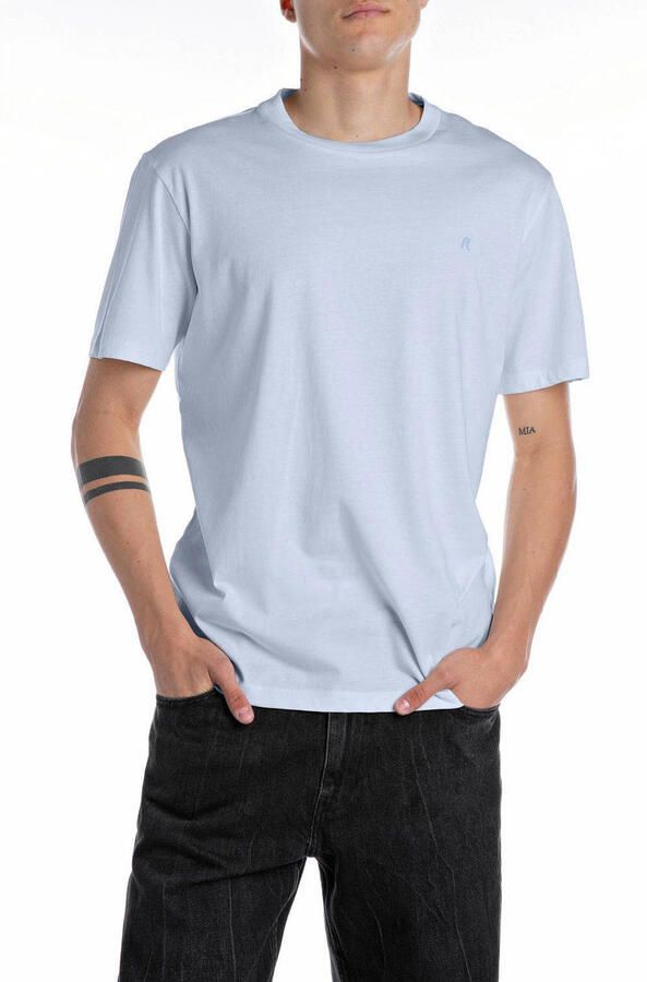 Replay Regular fit T-shirt met Logodetail