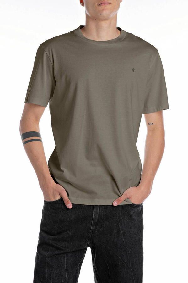 Replay T-shirt met labeldetail - Foto 2