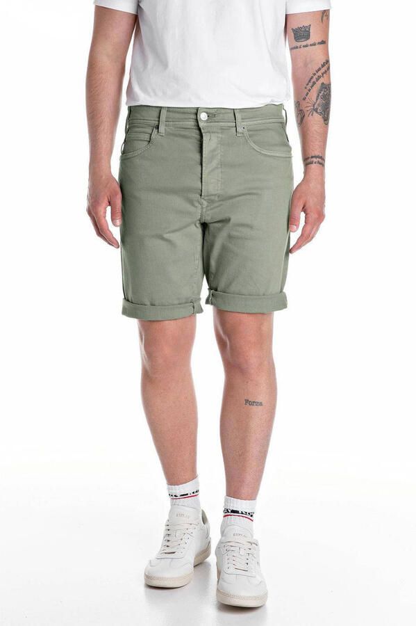 REPLAY Heren Jeans Rbj.981 Short Khaki - Foto 2