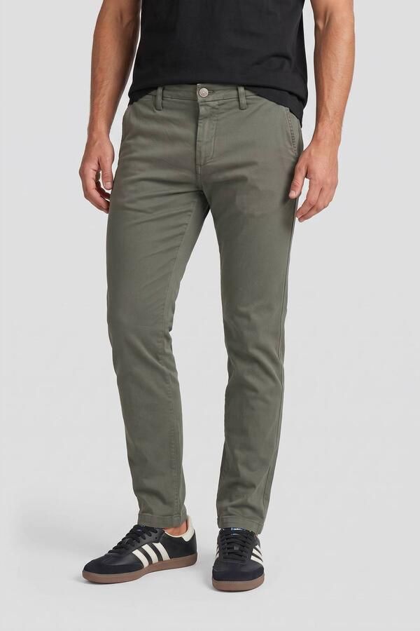 REPLAY ZEUMAR slim chino grijsgroen - Foto 3