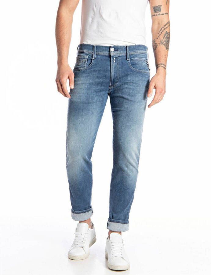 Replay Stijlvolle Straight Fit Heren Jeans Blue Heren