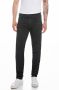 REPLAY slim fit jeans ANBASS Hyperflex Re-Used dark blue black - Thumbnail 1
