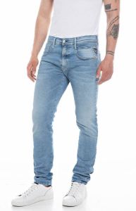 Replay Anbass Hyperflex jeans blauw M914Y 661 OR3 010 Blauw Heren