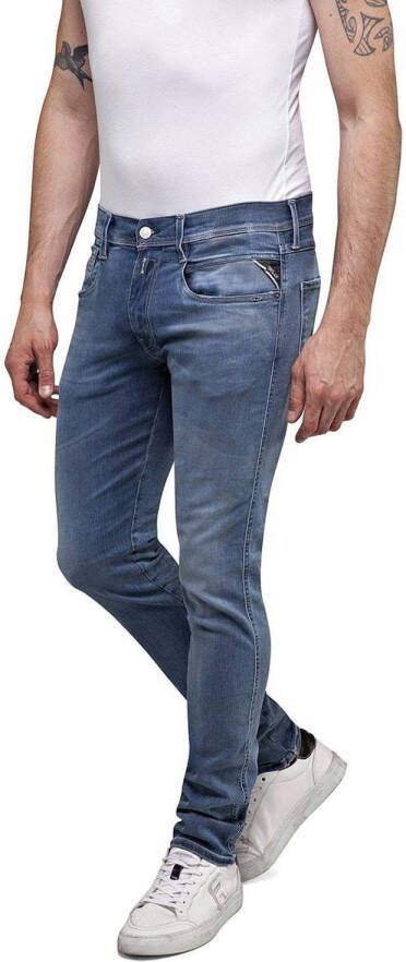 REPLAY slim fit jeans ANBASS hyperflex medium blue