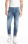 Replay Stijlvolle Straight Fit Heren Jeans Blue Heren - Thumbnail 1