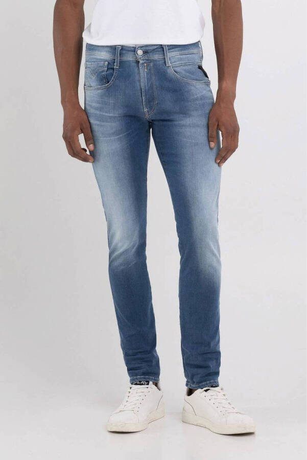 Replay Blauwe Hyperflex Jeans 661.R14.009 Blue Heren - Foto 2