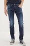 REPLAY slim fit jeans ANBASS-Slim Fit Hyperflex donkerblauw - Thumbnail 1