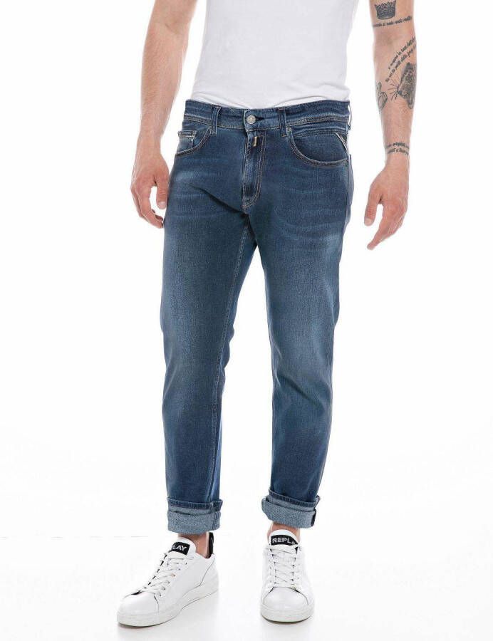 REPLAY straight fit jeans GROVER 007 dark blue