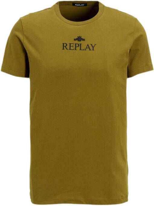 REPLAY T-shirt army green