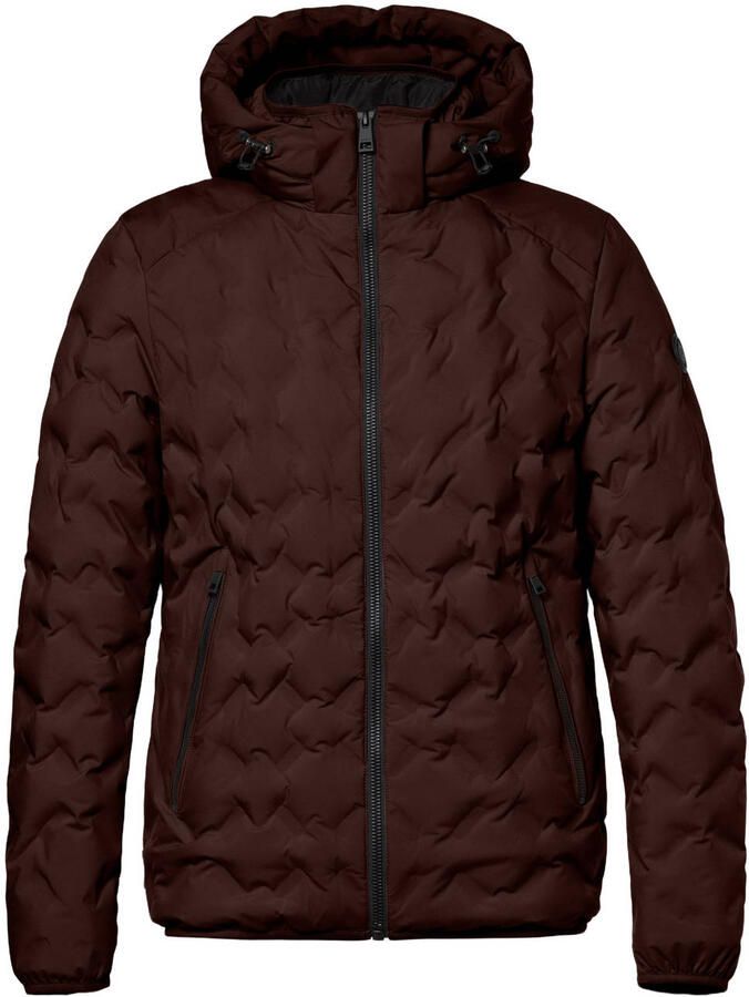 Reset quilted winterjas bruin