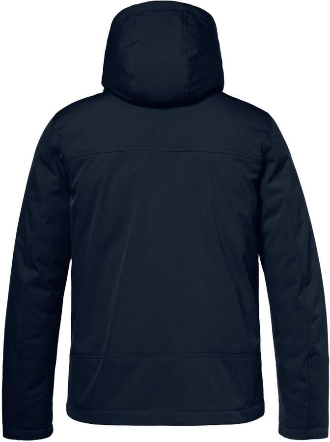 Reset winter softshell jas donkerblauw