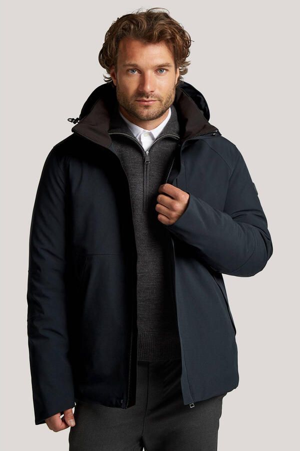 Reset winterjas donkerblauw