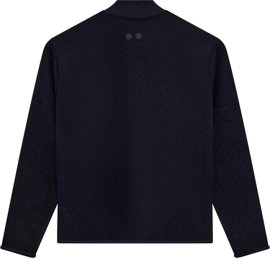 RESTERÖDS Resteröds Heren Truien & Vesten Rtluke Boiled Wool Jacket Blauw - Foto 6