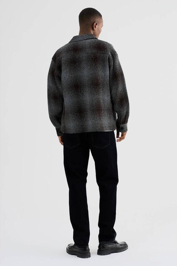 RESTERÖDS Resteröds Heren Overshirts Rtnolan Heavy Twill Overshirt Bruin - Foto 6
