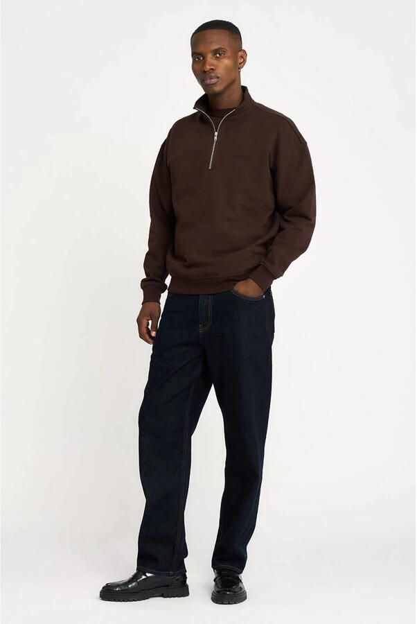 Resteröds relaxed fit sweater bruin