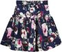 Retour Jeans gebloemde rok Poissy donkerblauw roze ecru Meisjes Viscose 122 128 - Thumbnail 1