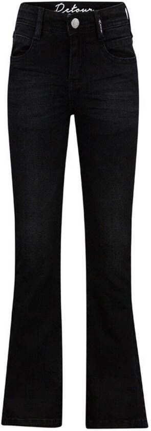 Retour Jeans high waist flared jeans MIDAR black denim Zwart Meisjes Stretchdenim 104