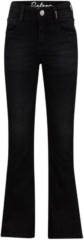 Retour Jeans high waist flared jeans MIDAR black denim Zwart Meisjes Stretchdenim 110