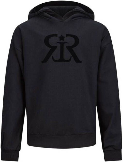 Retour Jeans hoodie Nice met logo zwart Sweater Logo 122 128