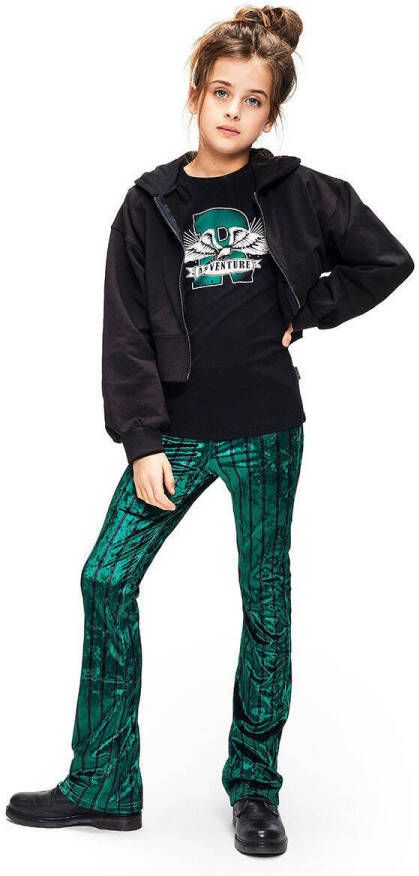 Retour Denim longsleeve Amanda met printopdruk zwart