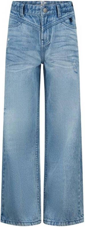 Retour Jeans loose fit jeans Celeste medium blue denim Blauw 146 152