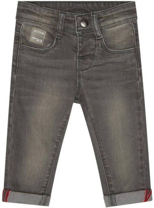 Retour Denim Retour Mini regular fit jeans Jip light grey denim