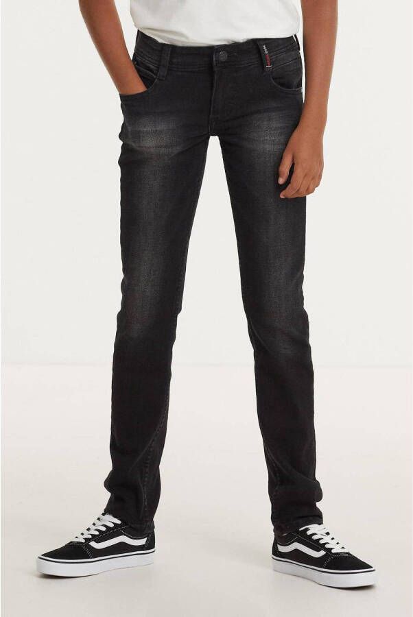 Retour Jeans skinny fit jeans Sivar black denim Zwart Jongens Stretchdenim 116
