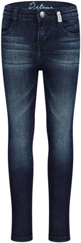 Retour Jeans super skinny jeans raw blue denim Blauw Meisjes Stretchdenim 104