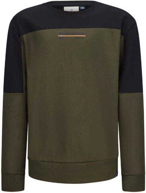 Retour Jeans sweater Gote army groen zwart Meerkleurig 122 128
