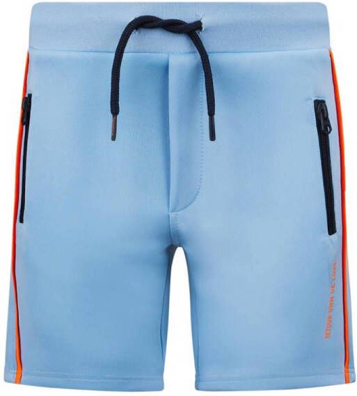 Retour Jeans sweatshort Lars met zijstreep lichtblauw Meerkleurig 134 140