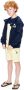 Retour Denim sweatvest Jarno met printopdruk donkerblauw - Thumbnail 1