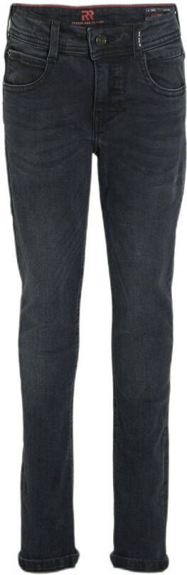 Retour Jeans tapered fit jeans Wyatt black denim Zwart Jongens Stretchdenim 128